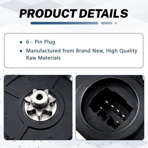 KELOKE Power Window Motor Compatible with Toyota Camry/Highlander/RAV4 Sport Utility & Lexus ES300/ES330/LS430,Front Driver Side, with Anti-Clip Function, 6-Pin Plug, Replace# 85720-33130 in Saudi Arabia