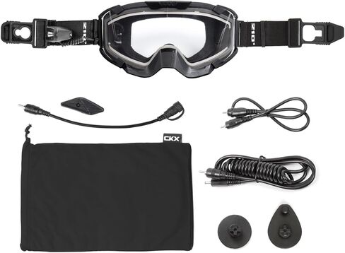 نظارات CKX الكهربائية المعزولة بزاوية 210 درجة للدرب باللون الأسود غير اللامع in Kuwait