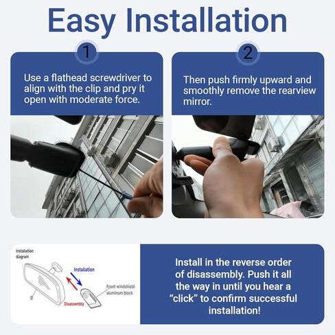 Interior Rear View Mirror Fits 2003-2024 Nissan Altima，2006-2023 Sentra，2004-2023 Titan，2008-2024 Rogue,2006-2023 Maxima,2017-2024 Kicks,2010-2024 Frontier,2005-2024 Pathfinder in Kuwait