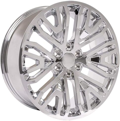 OE Wheels CV37 22 Inch Rim Fits Sierra 1500 Style 6x139.7 22x9 Chrome - Hollander 5906 (1) in Saudi Arabia