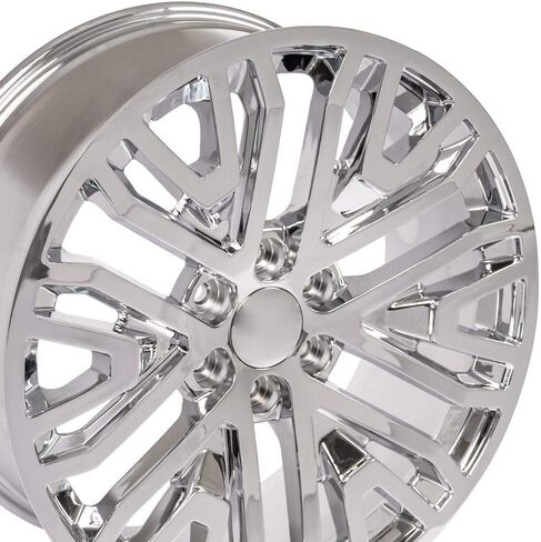 OE Wheels CV37 22 Inch Rim Fits Sierra 1500 Style 6x139.7 22x9 Chrome - Hollander 5906 (1) in Saudi Arabia