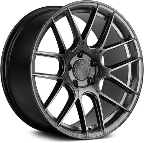 Aodhan AH-X Custom Wheel - 18x9.5, 35 Offset, 5x120.65 Bolt Pattern, 72.6mm Hub - Hyper Black Rim in Saudi Arabia
