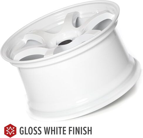 Circuit Performance CSF1 18x9.5 Gloss White 5x100 [+38mm] 57DR Style Compatible with Subaru WRX BRZ FRS GT86 etc in Saudi Arabia