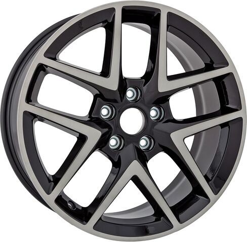حافة عجلة مصنوعة من خليط معدني أسود مقاس 18x8 مقاس 18 بوصة جديدة تناسب Honda Civic Sport 2022-2024 ALY10393U46N in Saudi Arabia