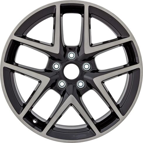حافة عجلة مصنوعة من خليط معدني أسود مقاس 18x8 مقاس 18 بوصة جديدة تناسب Honda Civic Sport 2022-2024 ALY10393U46N in Saudi Arabia
