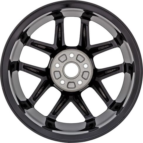 حافة عجلة مصنوعة من خليط معدني أسود مقاس 18x8 مقاس 18 بوصة جديدة تناسب Honda Civic Sport 2022-2024 ALY10393U46N in Saudi Arabia