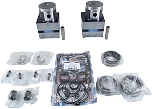 مجموعة إعادة بناء رأس الطاقة Rareelectrical الجديدة .020 أكثر من 3.621 بوصة المتوافقة مع Johnson/Evinrude 2 Cyl 3.600 Bore E-Tec 40-60Hp 2004-2017 حسب أرقام الأجزاء 100-126-12 in Kuwait