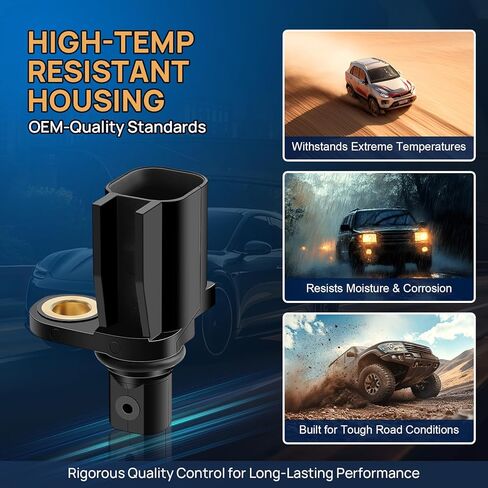 مستشعر سرعة العجلات ABS خلفي يسار يمين يناسب Ford Escape Transit Connect Focus C-Max Mazda فولفو XC60 SC70 C30 C70 S40 S60 S80 V60 V50 2012 2013 2014 2015 2016 2017 2018 2019، جانب السائق والراكب in Kuwait