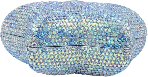 Novelty 3D Star Shape Women Crystal Clutch Evening Bag Party Prom Dinner Rhinestone Clutch Purses and Handbags,Mini in Saudi Arabia