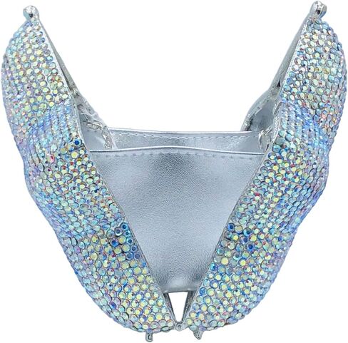 Novelty 3D Star Shape Women Crystal Clutch Evening Bag Party Prom Dinner Rhinestone Clutch Purses and Handbags,Mini in Saudi Arabia