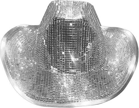 Hat Disco Balls Glitter Balls Cowboy DJs Disco Hat in Kuwait