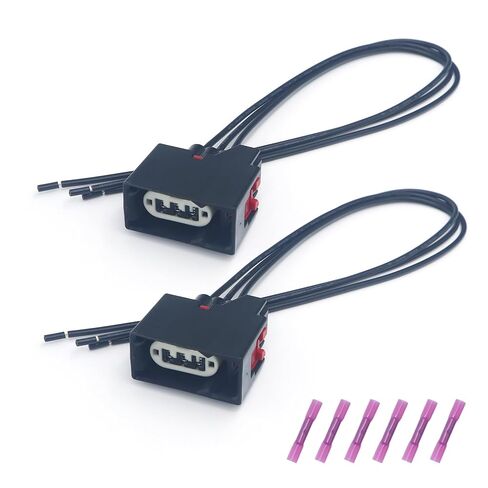 2 قطعة موصل ضوء إشارة الانعطاف الأمامي متوافق مع جيب رانجلر JK 2007-2018، 68065016AB مصباح إشارة الانعطاف الأمامي قابس سلك ضفيرة in Kuwait