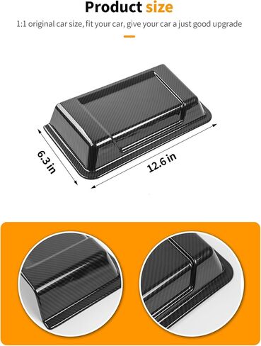 Hood Vent Hood Scoop Vent Cover for 1997-2017 Jeep Wrangler TJ JK Unlimited (Carbon Fiber) in Saudi Arabia