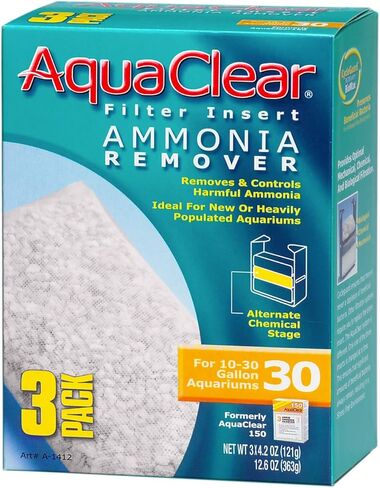Aqua Clear AquaClear 50 Ammonia Remover Inserts, Aquarium Filter Replacement Media, A611 in Kuwait