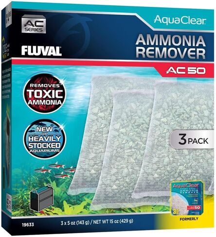 Aqua Clear AquaClear 50 Ammonia Remover Inserts, Aquarium Filter Replacement Media, A611 in Kuwait