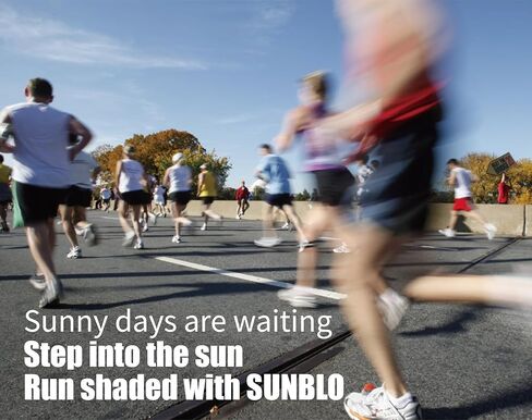 واقي الشمس القابل للطي من SUNBLO بحافة عريضة للاستخدام في الهواء الطلق - الجري والجولف والمشي لمسافات طويلة والشاطئ - حماية خفيفة للغاية من الأشعة فوق البنفسجية للجميع in Kuwait