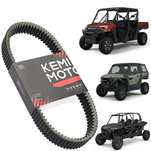 استبدال حزام محرك EMIMOTO UTV OEM #3211186 متوافق مع Polaris Ranger 1000 XP Crew/PRO XD 2018+، Polaris Xpedition، RZR XP / 4 1000 2024+، حزام قابض ناقل الحركة ذو 5 طبقات in Saudi Arabia