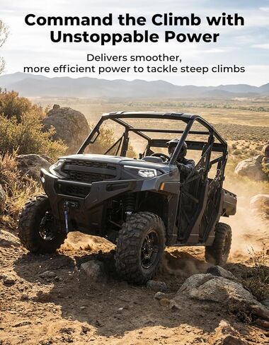 استبدال حزام محرك EMIMOTO UTV OEM #3211186 متوافق مع Polaris Ranger 1000 XP Crew/PRO XD 2018+، Polaris Xpedition، RZR XP / 4 1000 2024+، حزام قابض ناقل الحركة ذو 5 طبقات in Saudi Arabia
