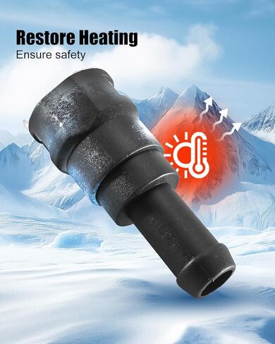 2Pcs HVAC Heater Hose Connector Compatible with Ae-rostar Bronco E150 E250 Expedition F150 Ranger Thunderbird LS Navigator, for 3/4" Tube and 5/8" Heater Hose Replace 800-404 E69Z18D435B E69Z18D434B in Saudi Arabia
