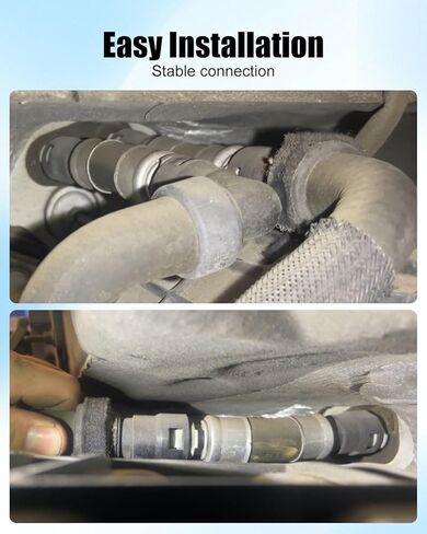 2Pcs HVAC Heater Hose Connector Compatible with Ae-rostar Bronco E150 E250 Expedition F150 Ranger Thunderbird LS Navigator, for 3/4" Tube and 5/8" Heater Hose Replace 800-404 E69Z18D435B E69Z18D434B in Saudi Arabia