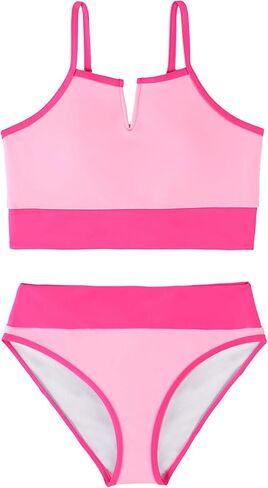 ملابس سباحة للفتيات مجموعة بيكيني مكونة من قطعتين ملابس سباحة للفتيات مع وسادة صدر للأعمار من 7 إلى 16 عامًا in Kuwait