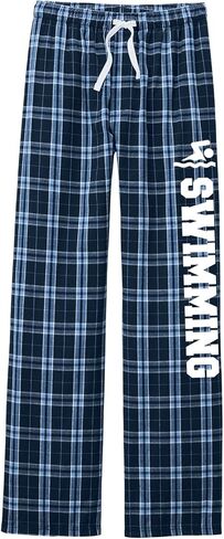 Swim Team District Plaid Flannel Pajama Pants Spirit Wear in Saudi Arabia