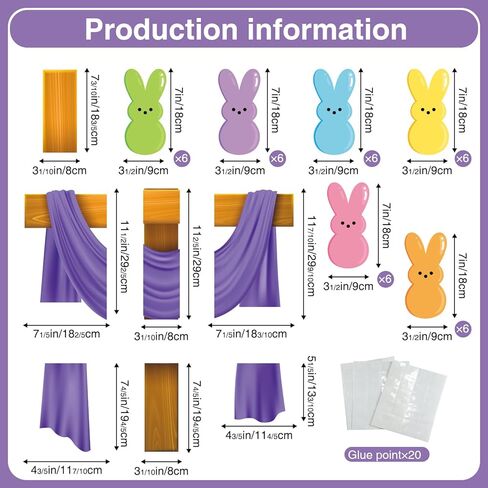 Easter Bulletin Board Decorations Set, Tell Your Peeps He is Risen Cross Easter Christian Bulletin, 80 Pieces Thick Cardstock Sunday School Classroom Church Chalkboard Decoration in Kuwait