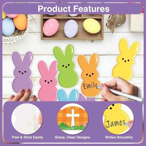 Easter Bulletin Board Decorations Set, Tell Your Peeps He is Risen Cross Easter Christian Bulletin, 80 Pieces Thick Cardstock Sunday School Classroom Church Chalkboard Decoration in Kuwait