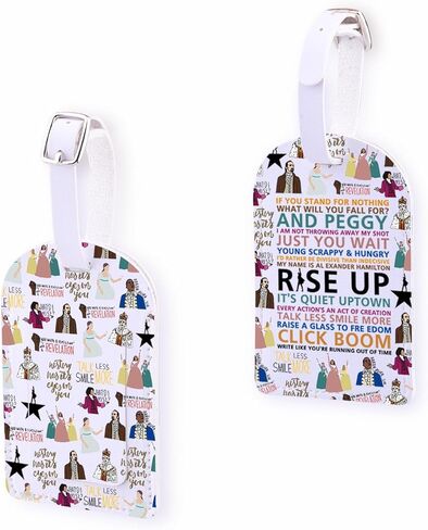 Musical Theatre Fan-Lover Bag Tag Theater Fans Gift Musical Character Luggage Tag Drama Teacher Actress Gift (riseup-tag) in Saudi Arabia