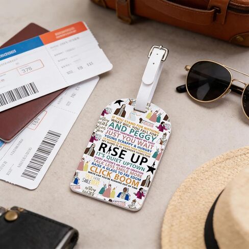 Musical Theatre Fan-Lover Bag Tag Theater Fans Gift Musical Character Luggage Tag Drama Teacher Actress Gift (riseup-tag) in Saudi Arabia