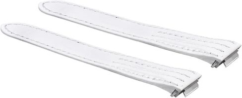 Ewatchparts حزام ساعة جلدي 15 ملم متوافق مع ليدي كارتييه رودستر 2675 2723 كويك ري وايت in Kuwait