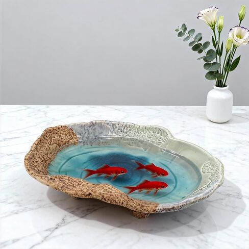Fruit Bowl,12" Decorative Bowl,Ceramic Christmas Bowl,Jewelry and Key Holder for Modern Farmhouse Décor,Room Decor,Entryway Decor Bowls in Saudi Arabia