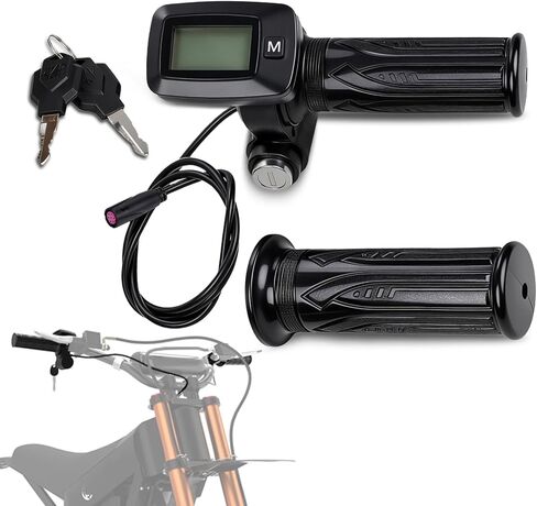 48 فولت Ebike Throttle + M Button متوافق مع Tutti Soleil 01 Tuttio Soleil01 GB SF BF ARC الدراجة الترابية الكهربائية (النماذج التي تحتوي على الزر "M" غير متوافقة مع تلك التي لا تحتوي عليه.) in Saudi Arabia