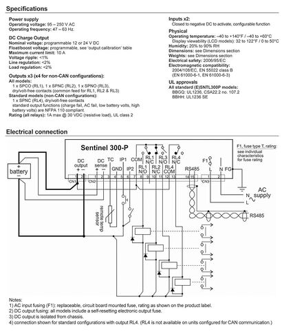 Sentinel 300P، 12/24VDC، 10A، مغلق، RTC/LCD (42703875) in Kuwait