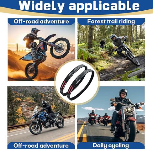 2-Pack Power Grip Primary Belts, Fit for Surron Motorcycle Drive Belts. Replaces Power Grip-GT4 560-8m. Compatible with Sur-Ron Light Bee/X, Segway X260/X160, and Talaria XXX Off-Road Motorcycles in Kuwait