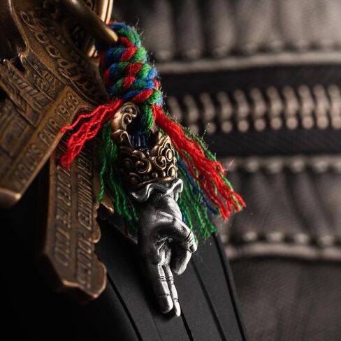 COPPERTIST.WU Taoist Sword Mudra Charm Feng Shui Amulet Pendant Handmade Jewelry Gift for Women Men in Saudi Arabia