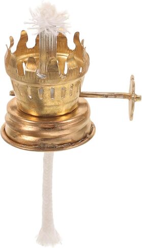 Oil Lamp Burner Replacement Metal Base Kerosene Lamp Fittings Mini Brass Wick Holder in Saudi Arabia
