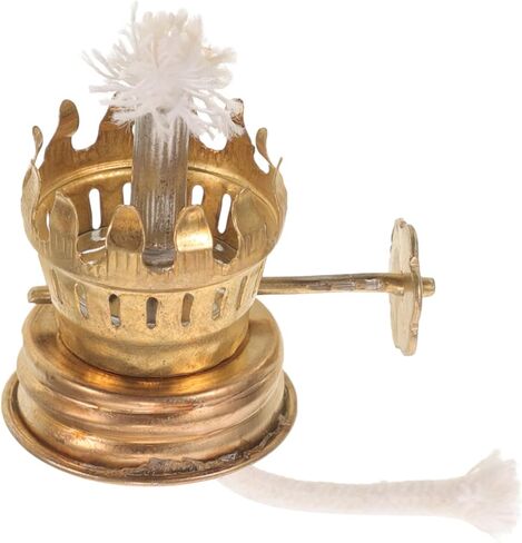 Oil Lamp Burner Replacement Metal Base Kerosene Lamp Fittings Mini Brass Wick Holder in Saudi Arabia