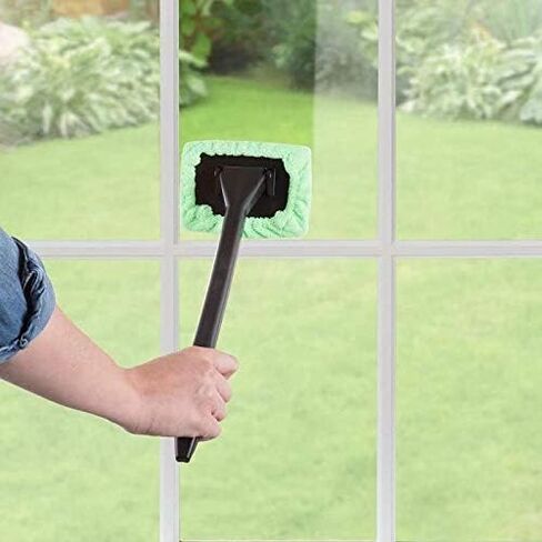 أداة تنظيف الزجاج الأمامي من XINXIYAN مُنظف نوافذ السيارة داخل أداة تنظيف الزجاج الأمامي الداخلي (مستطيل أخضر) in Kuwait