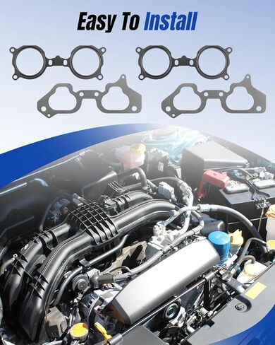 96523 Engine Intake Manifold Gasket Set Fit for Subaru Impreza Fit for Subaru WRX STI 2013-2020 / Impreza 2002-2014 / Forester 2006-2007 / Saab 9-2X 2005-2006 in Saudi Arabia