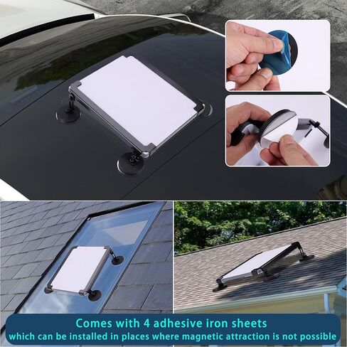 حامل سقف السيارة الصغير Star Bridge Starlink Mini، مجموعة تركيب Starlink Mini المغناطيسية سريعة الفك للمركبات الترفيهية، وفتحات الشمس، ونوافذ السيارة، والنوافذ الزجاجية، والشاحنات الصغيرة، والقوارب، واليخوت، والشاحنات - سبائك الألومنيوم، والخشب، والبلاستي in Kuwait