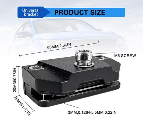2 قطعة من دعامات إضاءة الخندق العالمية، دعامة إضاءة لغطاء الرأس، غطاء قابل للتعديل، دعامة تثبيت لإضاءة العمل، لشاحنات سيارات الدفع الرباعي، بدون حفر in Kuwait