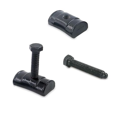 2 PCS Torsion Bar Key Adjustment Block Nuts with Bolts, Full Thread Torsion Key Remover, Replaces OEM #11561233 15530026, Compatible with Chevrolet Chevy GMC Cadillac Oldsmobile (Black) in Saudi Arabia