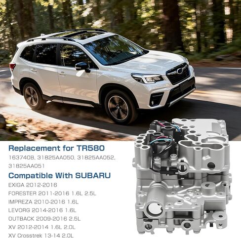 تدور صمام الجسم TR580 CVT انتقال، 163740B صمام الجسم استبدال أجزاء لسوبارو فورستر Exiga امبريزا Levorg Outback XV Crosstrek in Kuwait