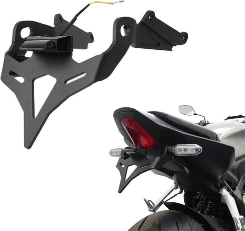 حامل لوحة ترخيص الدراجة النارية الذيل مرتب متوافق مع 2021-2025 Honda CBR650R / CB650R CBR 650R / CB 650R قوس لوحة الترخيص in Kuwait