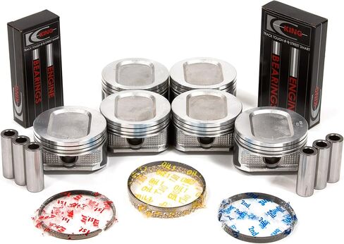 Evergreen PSBR20500/0/0/0 متوافق مع 97-04 Ford F150 E150 E250 Freestar Mercury 4.2L مجموعة مكبس المحرك محامل القضيب الرئيسية in Saudi Arabia