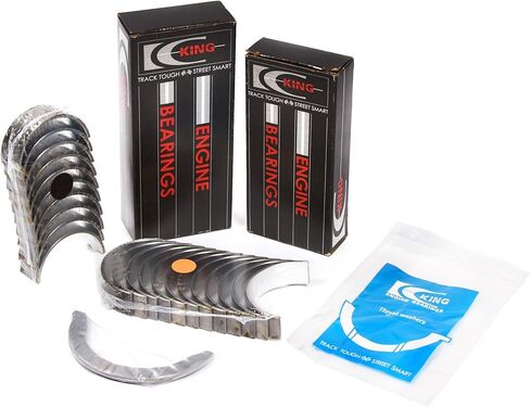 Evergreen PSBR20500/0/0/0 متوافق مع 97-04 Ford F150 E150 E250 Freestar Mercury 4.2L مجموعة مكبس المحرك محامل القضيب الرئيسية in Saudi Arabia