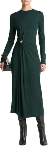Vince Women's L/S Side Drape Dress in Saudi Arabia