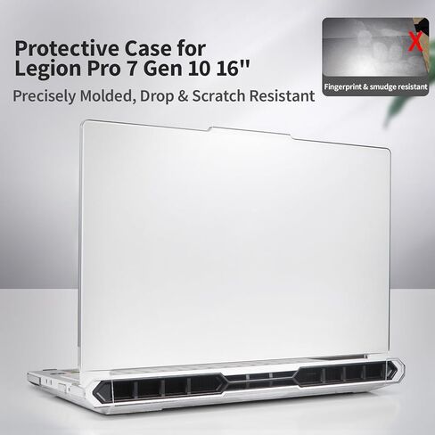 مجموعة حافظة كمبيوتر محمول IMMOENUC لجهاز 2025 Legion Pro 7i / 7 Gen 10 Intel/AMD مقاس 16 بوصة، غطاء صلب مقاوم للخدش والسقوط وغطاء حماية شفاف + غطاء لوحة مفاتيح in Saudi Arabia