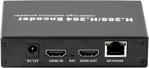 EXVIST H.265 1080P WiFi HDMI Video Encoder w/Loopout, HDMI Encoder for Live Streaming to YouTube, Facebook, with SD Card Slot Max.128G DDNS HTTP RTMP RTSP TS UDP Compatible with ONV/HK in Kuwait